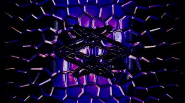 Parçalanmış Yüzey Arkaplan Dijital Görüntülemesini Soyut Böl