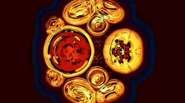 Soyut Canlı Arkaplan Dijital İllüstrasyon