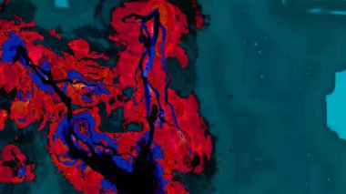 Soyut Canlı Arkaplan Dijital İllüstrasyon