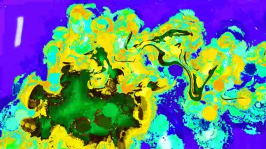 Soyut Canlı Arkaplan Dijital İllüstrasyon