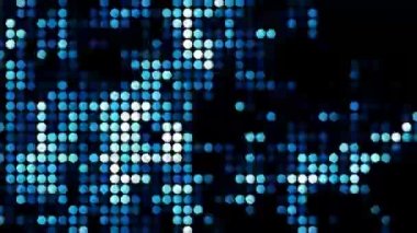 Soyut Vibrant Pikselleştirilmiş Grafik Dijital Hazırlama