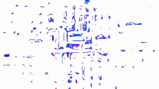 Абстрактний Яскравий Фон Рідини Цифрове Рендерингу — стокове відео