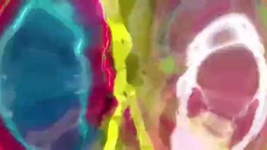 Soyut Vibrant Akışkan Arkaplan Dijital Hazırlama