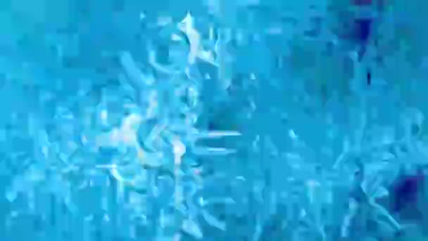 アブストラクトバイブント流体背景デジタルレンダリング — ストック動画