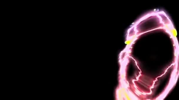 Relámpago Dramático Thunderstorm Digital Rendering — Vídeo de stock