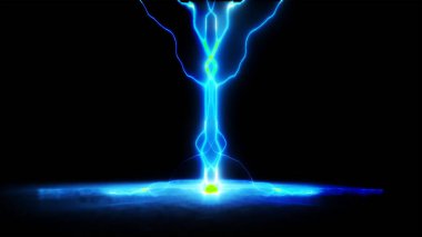 Elektrik Yüksek Enerji Arkaplan Dijital Hazırlama