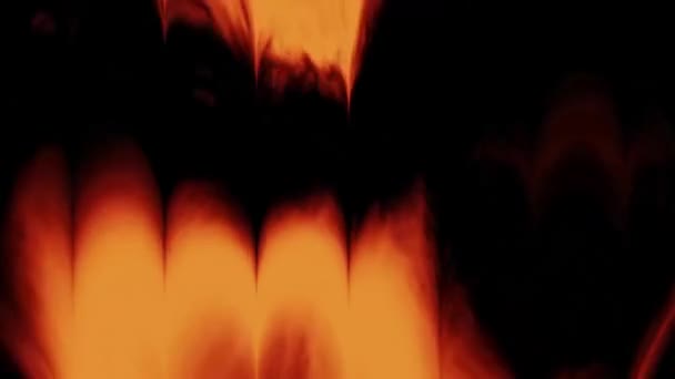 Fire Vibrant Abstraktní Pozadí Digitální Vykreslování — Stock video