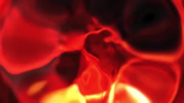 Feuer Vibrierende Abstrakte Hintergrund Digital Rendering — Stockvideo