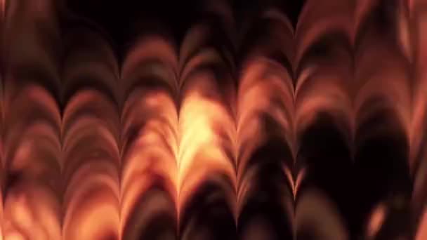 Fire Vivant Abstract背景デジタルレンダリング — ストック動画
