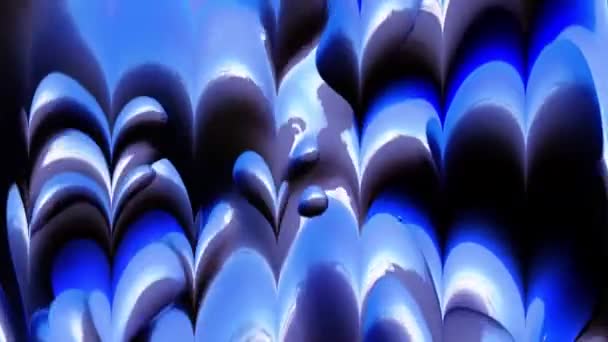 Волновой Вибрационный Абстрактный Фон Цифровой Рендеринга — стоковое видео