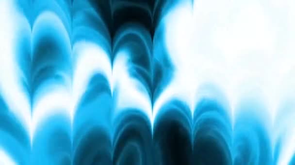 Wavy Vibrant Abstrakt Bakgrund Digital Rendering — Stockvideo