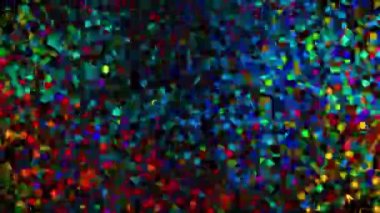 Parıldayan Vibrant Küreler Soyut Arkaplan Dijital Hazırlama