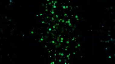 Parıldayan Vibrant Küreler Soyut Arkaplan Dijital Hazırlama