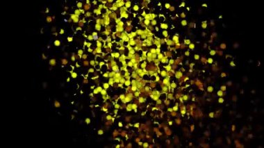 Parıldayan Vibrant Küreler Soyut Arkaplan Dijital Hazırlama