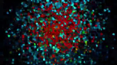 Parıldayan Vibrant Küreler Soyut Arkaplan Dijital Hazırlama