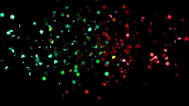 Parıldayan Vibrant Küreler Soyut Arkaplan Dijital Hazırlama