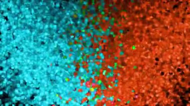 Parıldayan Vibrant Küreler Soyut Arkaplan Dijital Hazırlama