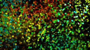 Parıldayan Vibrant Küreler Soyut Arkaplan Dijital Hazırlama