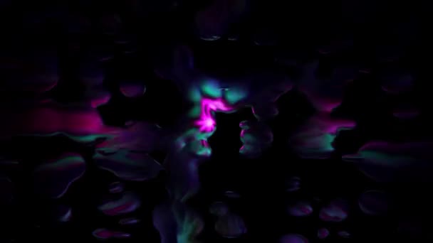 Abstract Liquid Background Digital Rendering — Stock Video