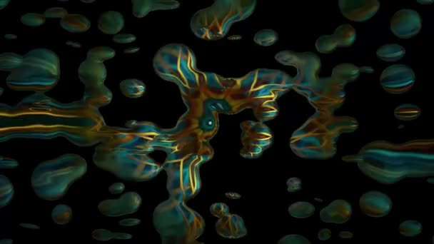 Abstract Liquid Background Digital Rendering — 비디오