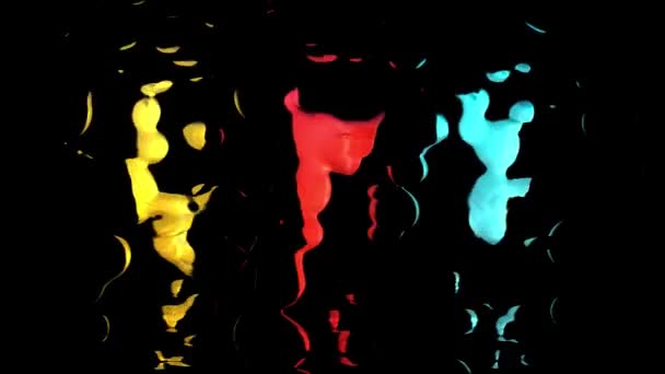 Абстрактный Фоновый Цифровой Рендеринг — стоковое видео