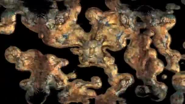 Abstract Liquid Background Digital Rendering — 비디오