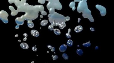 Soyut Sıvı Arkaplan Dijital Hazırlama