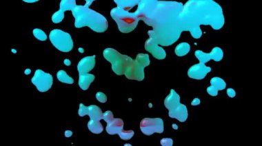 Soyut Sıvı Arkaplan Dijital Hazırlama