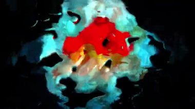 Soyut Sıvı Arkaplan Dijital Hazırlama