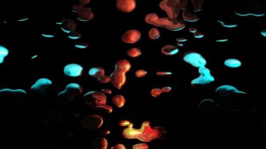 Soyut Sıvı Arkaplan Dijital Hazırlama