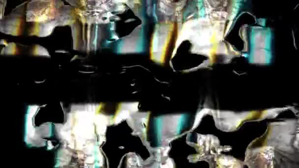 Abstrakt Vätskebakgrund Digital Återgivning — Stockvideo