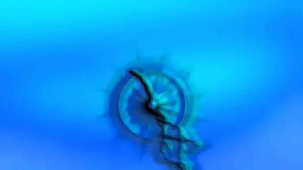 Blue Abstract Effect Backgrounds Digital Rendering — Foto Stock