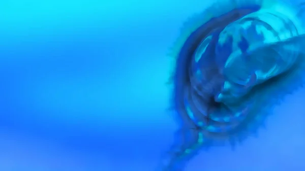 Синій Абстрактний Ефект Фону Цифрового Рендерингу — стокове фото