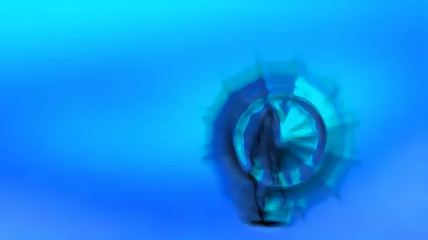 Синий Абстрактный Эффект Визуализации Фона — стоковое фото