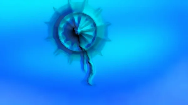 Blue Abstract Effect Backgrounds Digital Rendering — Photo