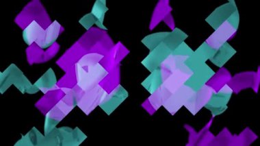 Canlı Geometrik Izgara Tasarımı Dijital Hazırlama