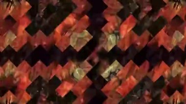 Canlı Geometrik Izgara Tasarımı Dijital Hazırlama