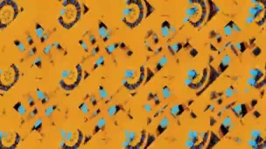 Canlı Geometrik Izgara Tasarımı Dijital Hazırlama