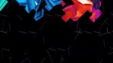 Canlı Geometrik Izgara Tasarımı Dijital Hazırlama