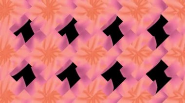 Canlı Geometrik Izgara Tasarımı Dijital Hazırlama