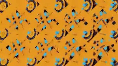 Canlı Geometrik Izgara Tasarımı Dijital Hazırlama