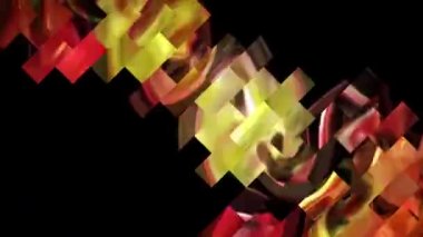 Canlı Geometrik Izgara Tasarımı Dijital Hazırlama