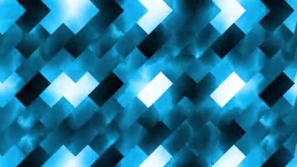 Dynamisches Geometrisches Gitterdesign Digitales Rendering — Stockvideo