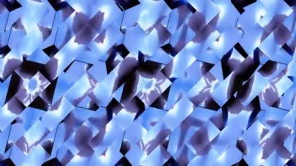 振动几何网格设计数字渲染 — 图库视频影像
