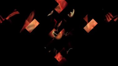 Canlı Geometrik Izgara Tasarımı Dijital Hazırlama