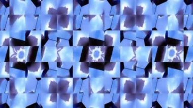 Canlı Geometrik Izgara Tasarımı Dijital Hazırlama