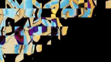 Canlı Geometrik Izgara Tasarımı Dijital Hazırlama