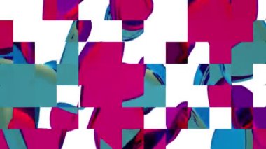 Canlı Geometrik Izgara Tasarımı Dijital Hazırlama