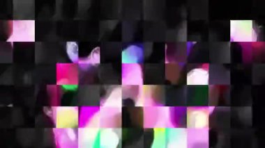 Canlı Geometrik Izgara Tasarımı Dijital Hazırlama