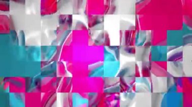 Canlı Geometrik Izgara Tasarımı Dijital Hazırlama